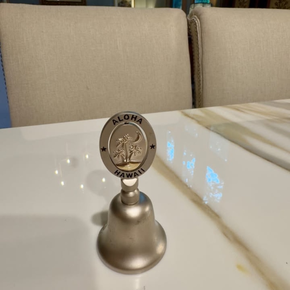 Vintage Hawaii Aloha Metal Souvenir Collector Bell